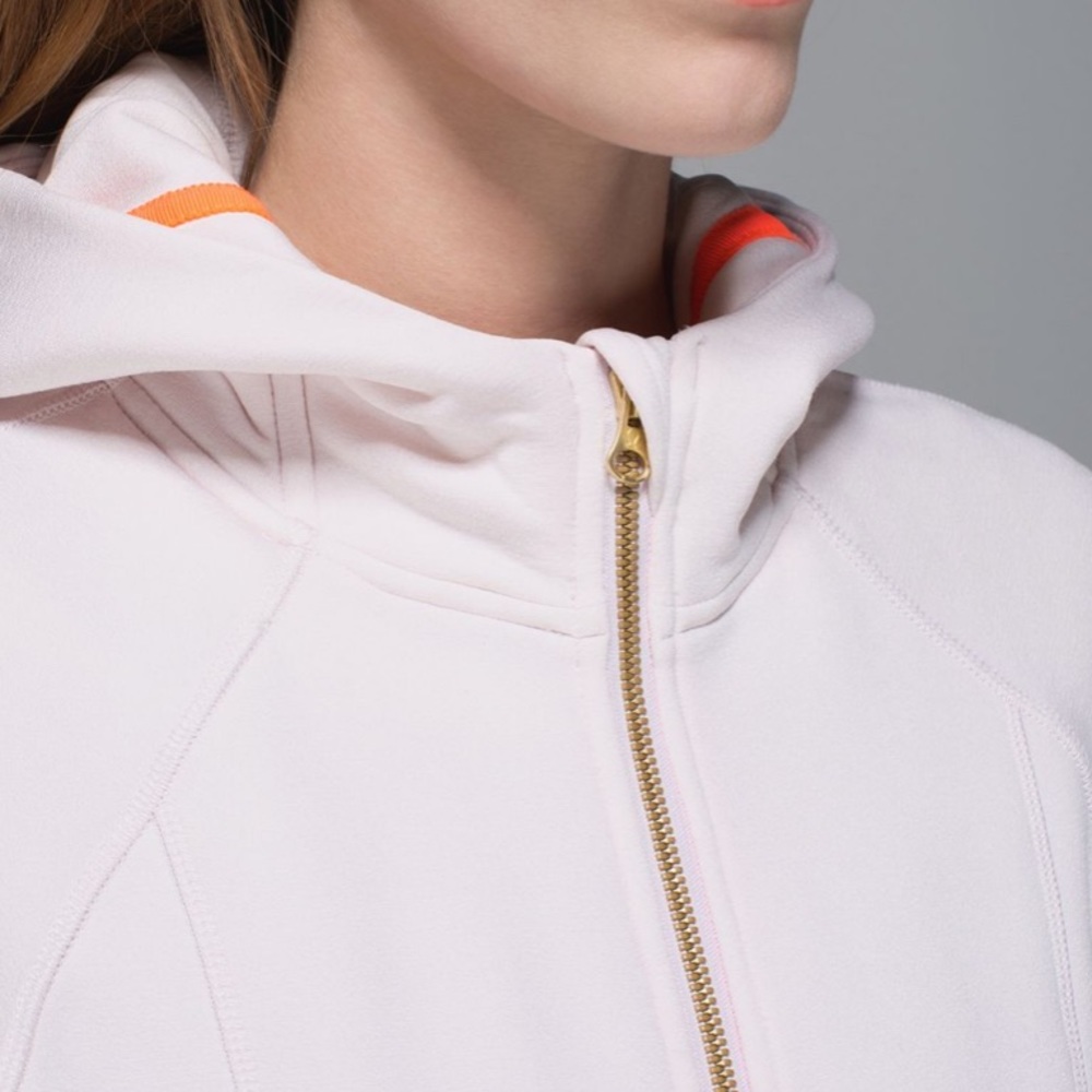 LULULEMON Warm Core Hoodie Neutral Blush - size 4